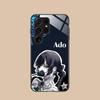 Аниме чехол Ado Rose для мобильного телефона Samsung Galaxy S26 S25 S24 S23 S22 S21 S20 Note20 Plus FE Ultra Стеклянный Цветной Чехол Чехол