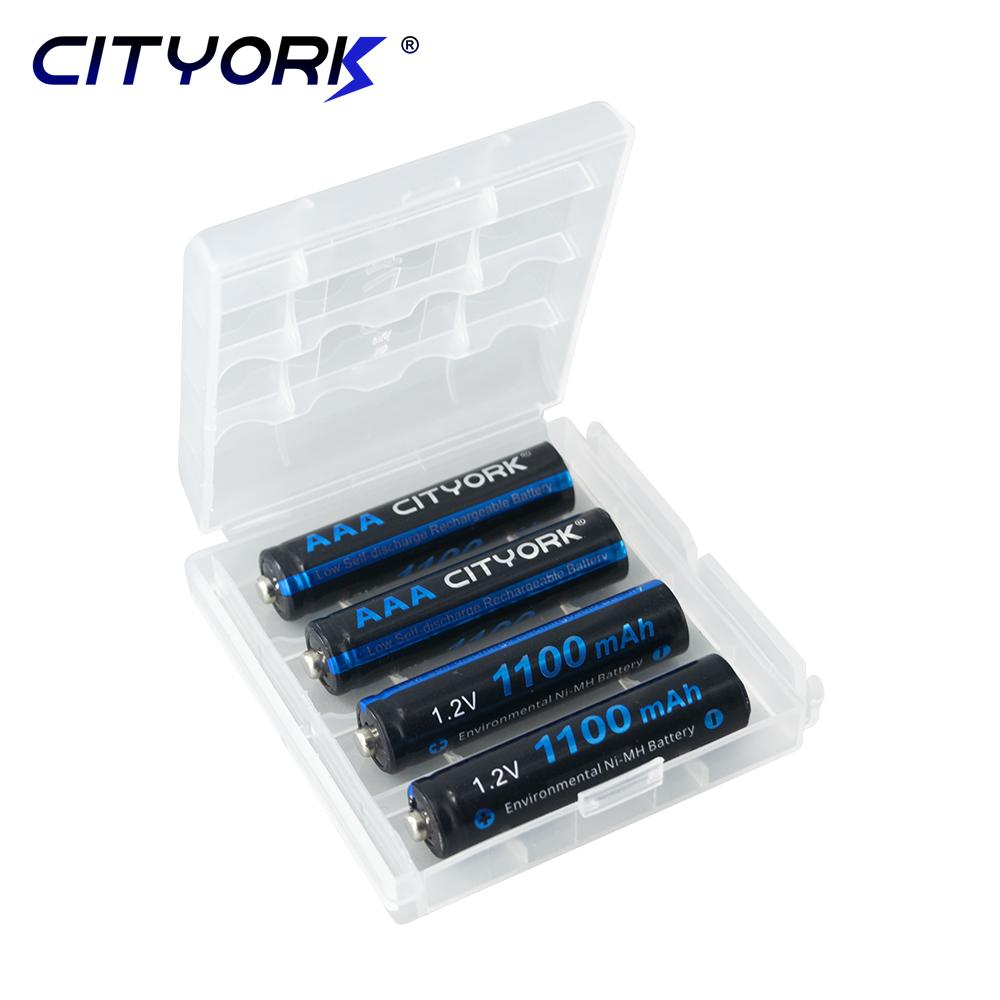 Cityork 2-16 шт. аккумуляторная батарея AAA 1100 мАч 1,2 В Ni-MH аккумуляторная батарея AAA 3A батареи aaa Battey