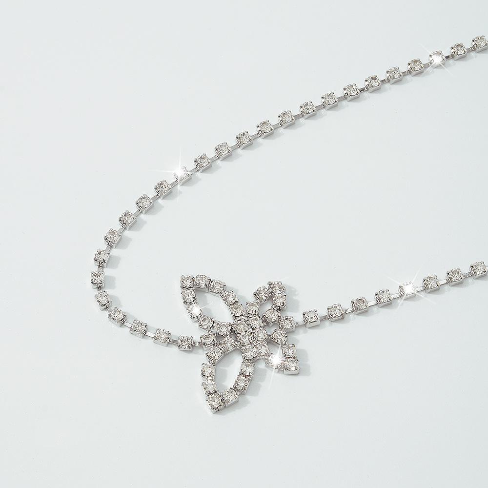Jewelry Simple Temperament Super Fairy Butterfly Body Chain Elegant Fashion Sexy Invisible Shoulder Strap.