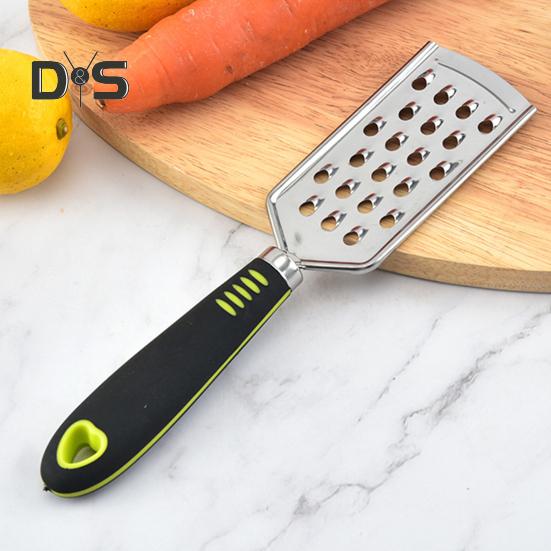 Терка для сыра из нержавеющей стали, эргономичная длинная ручка, вкусная овощерезка для жульена
