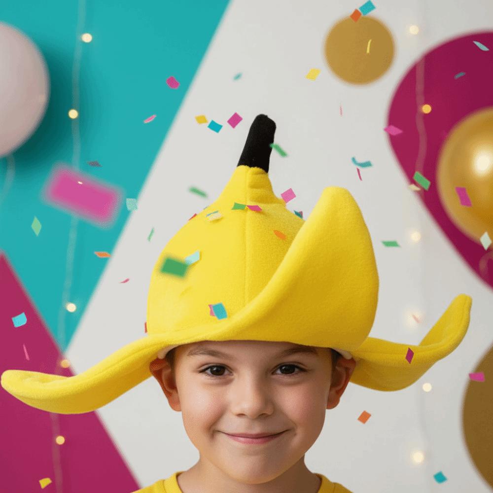 Soft Fabric Funny Fruit Headgear Quirky Cosplay Cap Halloween Carnival Celebration