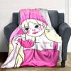 1pc pink phone Flannel Blanket Soft Warm Throw for Home, Office, Travel, All Season Cozy Bedding Gift, Office