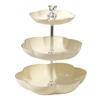 Роскошная многоярусная тарелка для подачи закусок и фруктов для декора гостиной или кофейного столика