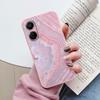 For Redmi 13C Pink Gold Marble Art Fashion Phone Case Soft Silicone Fundas Cover For Redmi13C 13 C Coque Matte Shockproof Bumper