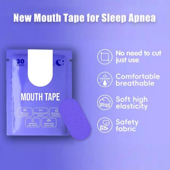 60 шт. Пластырь для сна против храпа, облегчающий заложенность носа, дышащий, гипоаллергенный, безболезненный, для снятия сна