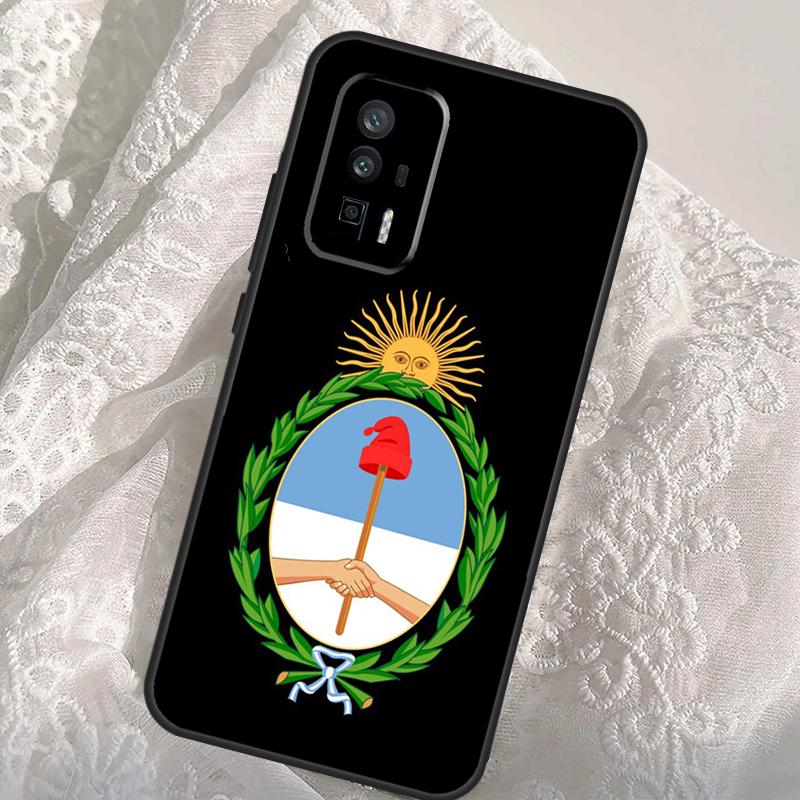 Argentina Flag Case For Xiaomi 14T Pro 13T 12T 11T 13 14 Ultra POCO X6 F6 Pro M6 X3 X5 M5s F3 F5 Cover