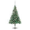 Artificial Christmas Tree with Lights and Ornaments 120 cm 230 Branch Tips