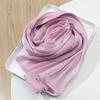 Женский шелковый шарф Весна/Лето 2025: Легкая шаль однотонной расцветки для защиты от солнца