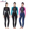 DIVE & SIAL Гидрокостюм 3 мм Женский Цельный Морозостойкий Толстый С Длинным Рукавом Для Дайвинга Снорклинга Серфинга Медузы