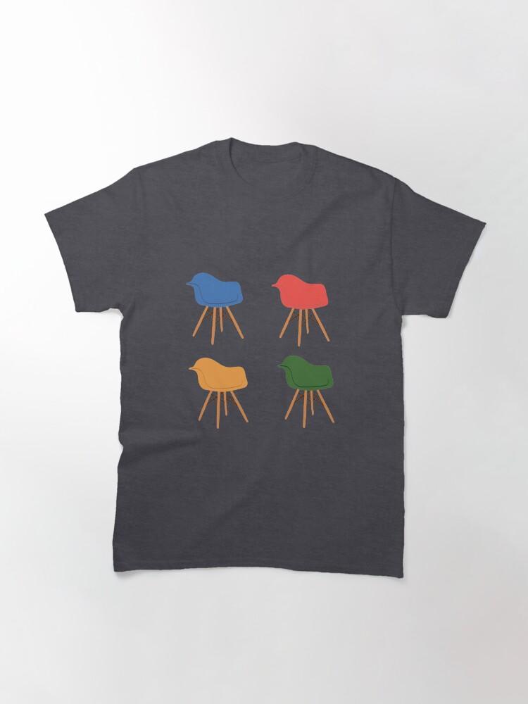 Ray Charles Mid Century Retro Eames Chair Design Classic T-Shirt