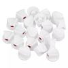 20Pcs Spray Paint Cap Plastic Spray Nozzles White Spray Paint Replacement Cover For Graffiti Street Art Bottle