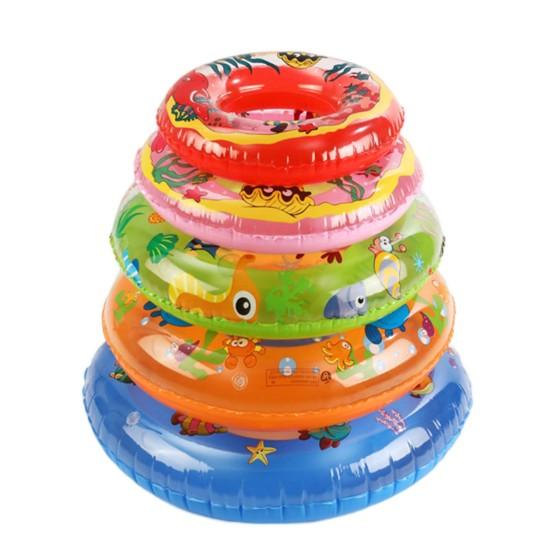 Кольцо для плавания для малышей из ПВХ, хорошее уплотнение, практичная полупрозрачная печать, плавающий круг