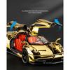 1/24 Pagani Huayra BC Суперкар Сплав Машина Литые и Игрушечные Транспортные Средства Металлическая Модель Машины Игрушка Коллекция Звук и Свет Детская Игрушка