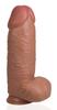 Extra Thick Dildo 21 X 8cm Brown - Real Rock - Realistic Dildos