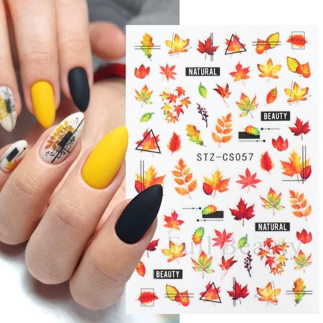 Nail Art Stickers Sweet Cool Hot Girl Smudged Crocodile Pattern Scale Stars Adhesive Nail Stickers