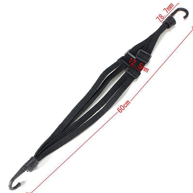 Универсальный 60 см мотоциклетный ремень для багажа, мото шлем, шестерни с фиксированной эластичной пряжкой, веревочный шлем, выдвижной защитный эластичный ремень для багажа