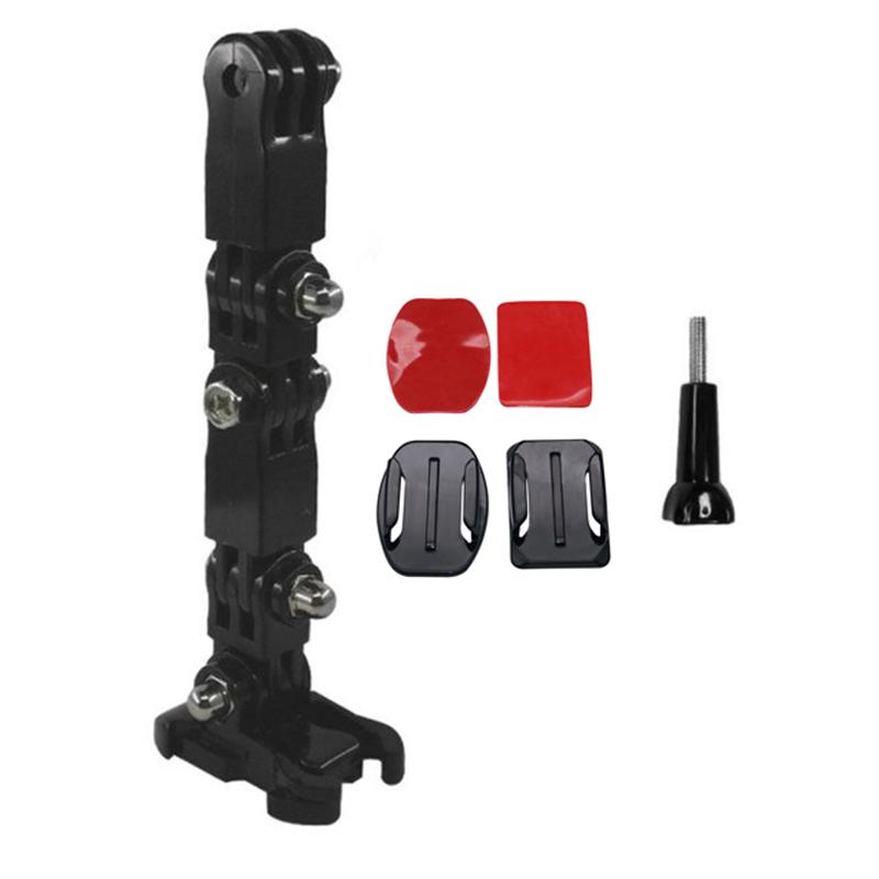 Helmet Strap Mount For DJI Action 4 3 Gopro Hero 12 11 10 9 Motorcycle DJI Osmo Action Camera Mount Full Face Holder Accessories