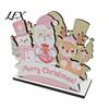Unique Christmas Ornament Holder Theme Wooden Napkin Holder, Decorative Holiday Paper Towel Stand, Gift for Her HD UV Printing Organizer Dining Table
