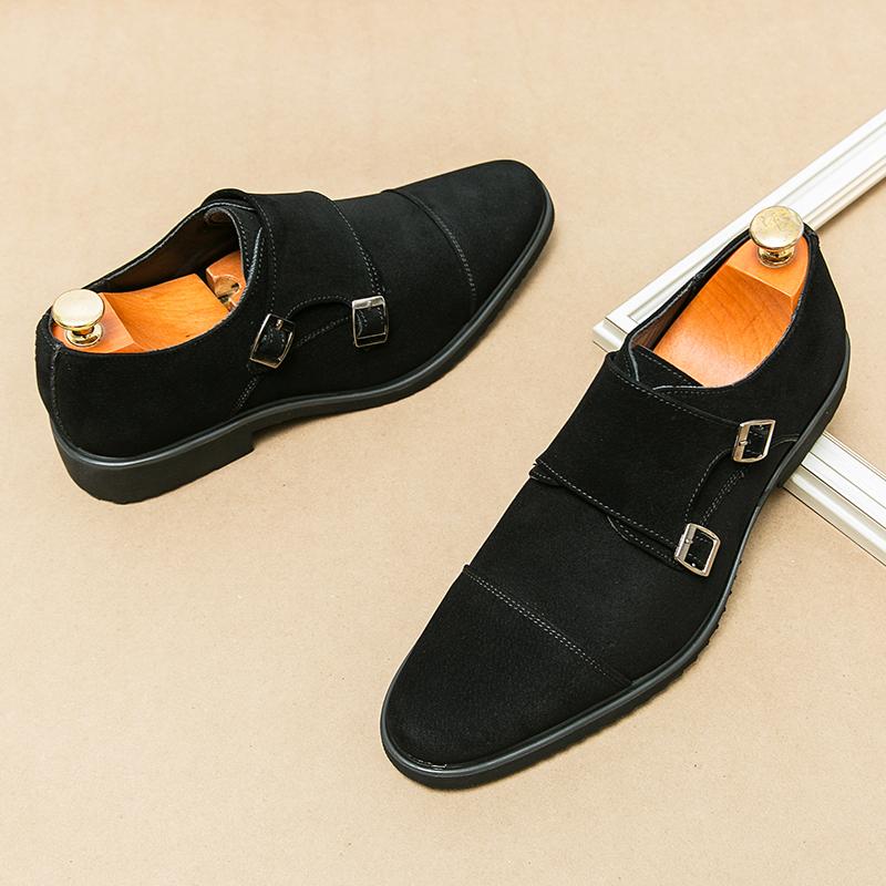 Лидер продаж мужская замшевая обувь Европа Америка нескользящие туфли на плоской подошве модные мокасины мужская рабочая обувь мягкая подошва туфли