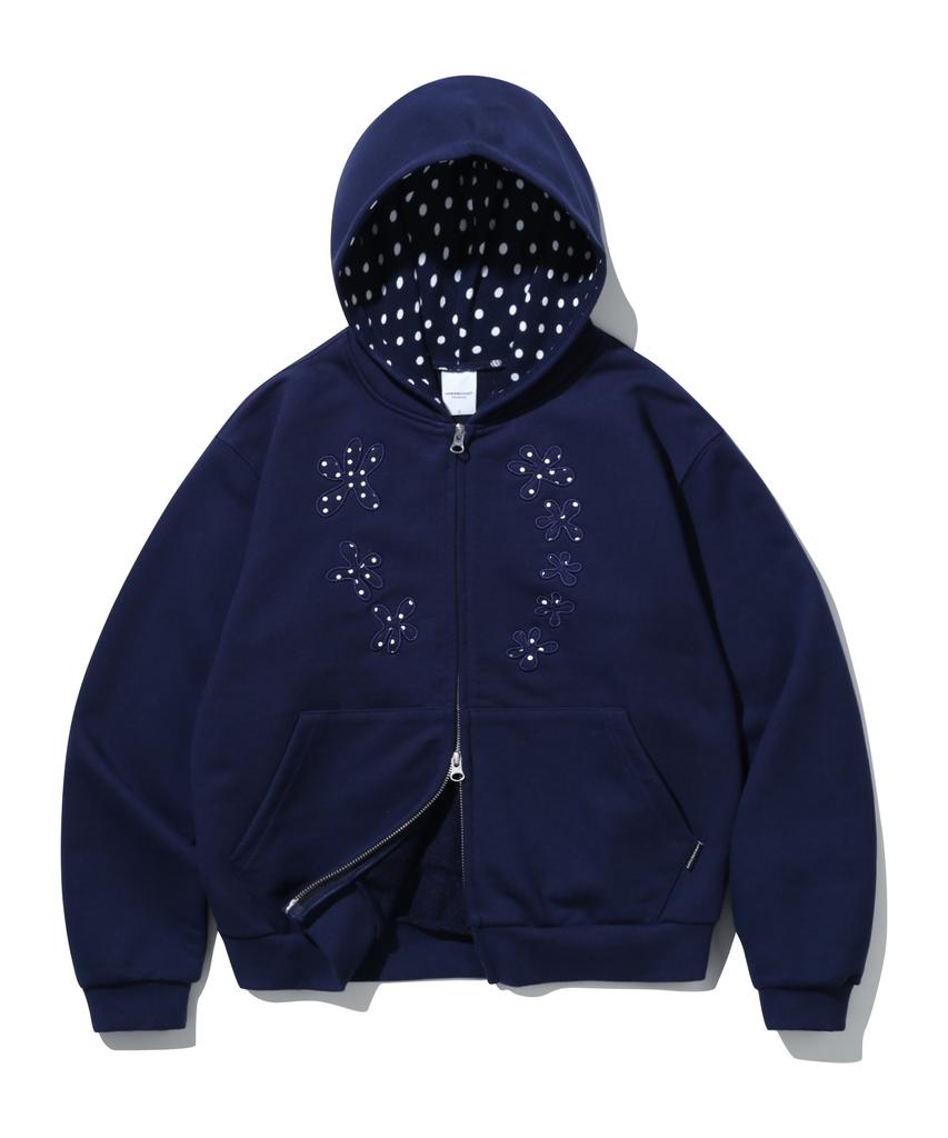 Толстовка на молнии Urbanstoff Коралловый риф (военно-морской флот)