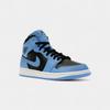 Jordan 1 Mid Университетский синий черный
