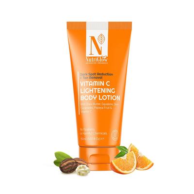 NutriGlow Advanced Organics Осветляющий лосьон для тела с витамином С 5,07 унции