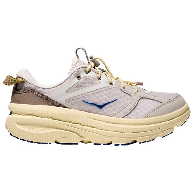 HOKA One One Bondi B3LS Низкие Повседневные Кроссовки Унисекс Серый Желтый 1155351-GTV