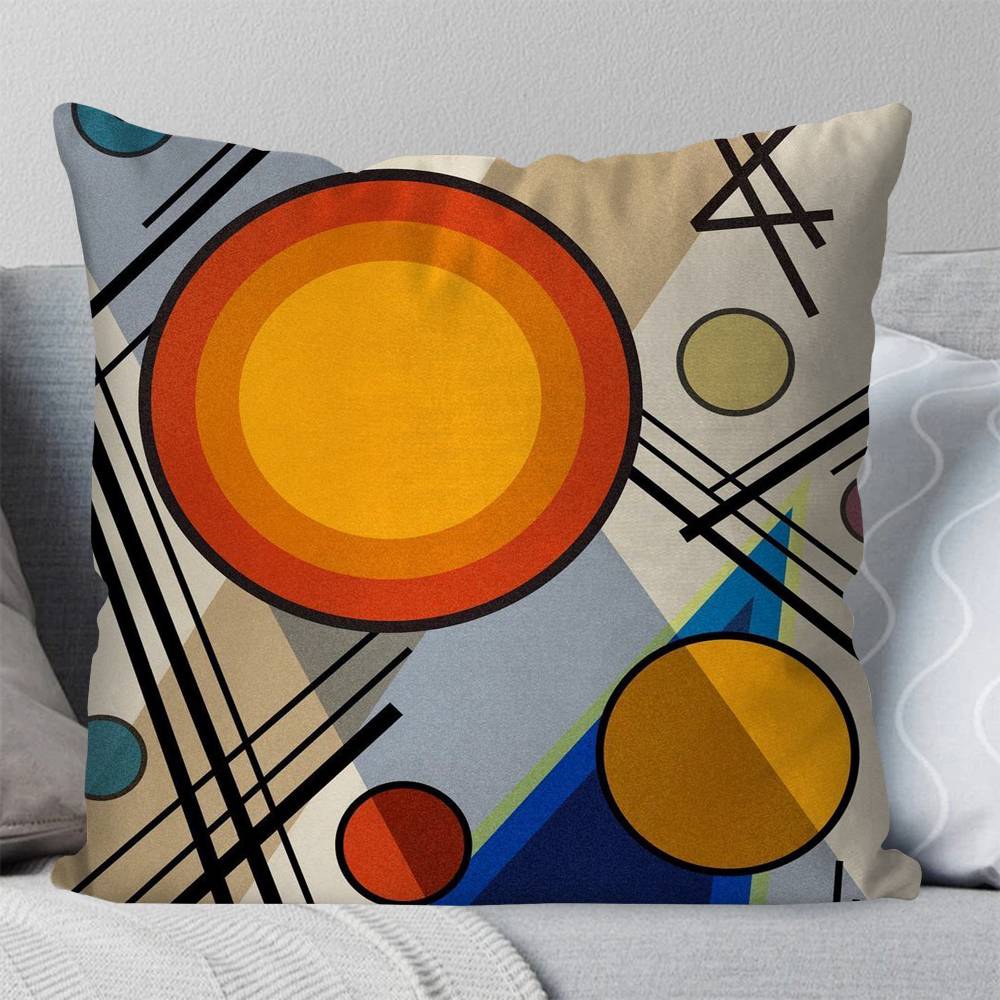 Абстрактная Геометрическая Наволочка Модная Квадратная Наволочка Спальня Диван Комната Ins Декор Досуг