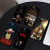 1983 Фильм S-Лицо со шрамом Чехол для телефона для iPhone 17 16 15 14 13 12 Max Plus Силиконовый Черный Чехол