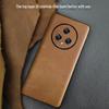 Honor Magic5 Pro Cowhide Leather Full Cover Protective Case