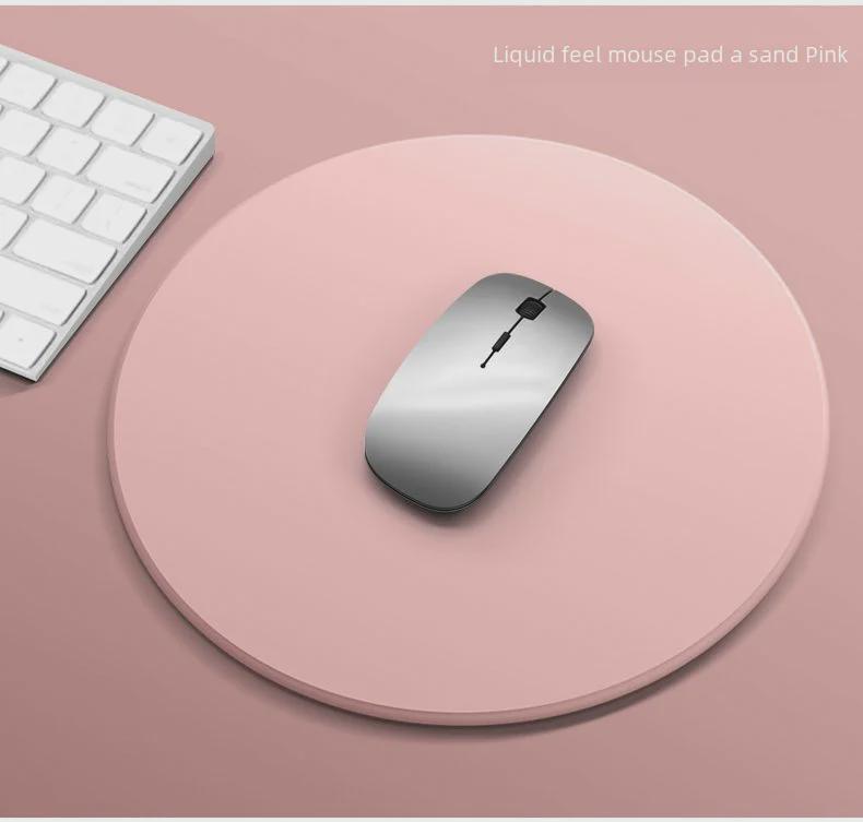 Водонепроницаемый коврик для мыши из жидкого силикона – Без запаха, мягкий и маленький, с поддержкой запястья для офисных столов