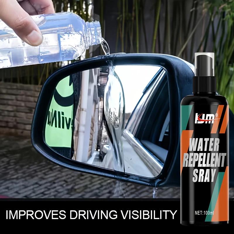 100 мл Водоотталкивающий спрей - Водоотталкивающее покрытие для автомобильных лобовых стекол, зеркал и стекла, Долговечная защита, Полировочный набор