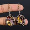 Mookaite Earrings Gemstone Jewelry, 999 Copper Wire Wrapped Earrings, Handmade Beautiful Jewelry Earrings