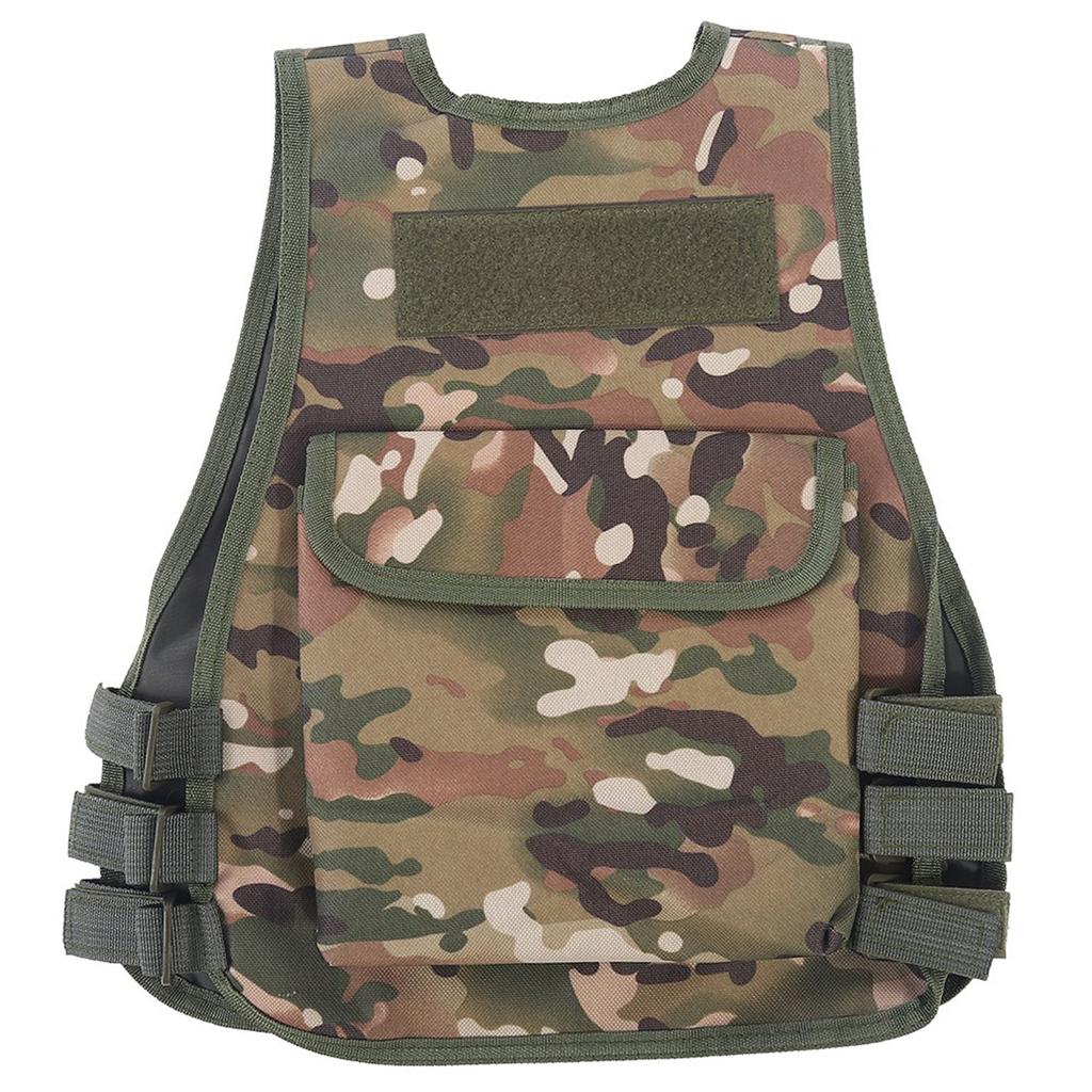 Детский камуфляжный жилет с несколькими карманами для боевой охоты на открытом воздухе(Камуфляж CP L)