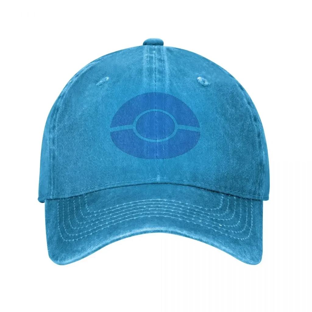 Ash Logo Baseball Cap Vintage Distressed Denim Washed Anime Snapback Hat for Unisex Women Outdoor Activities Hats Cap