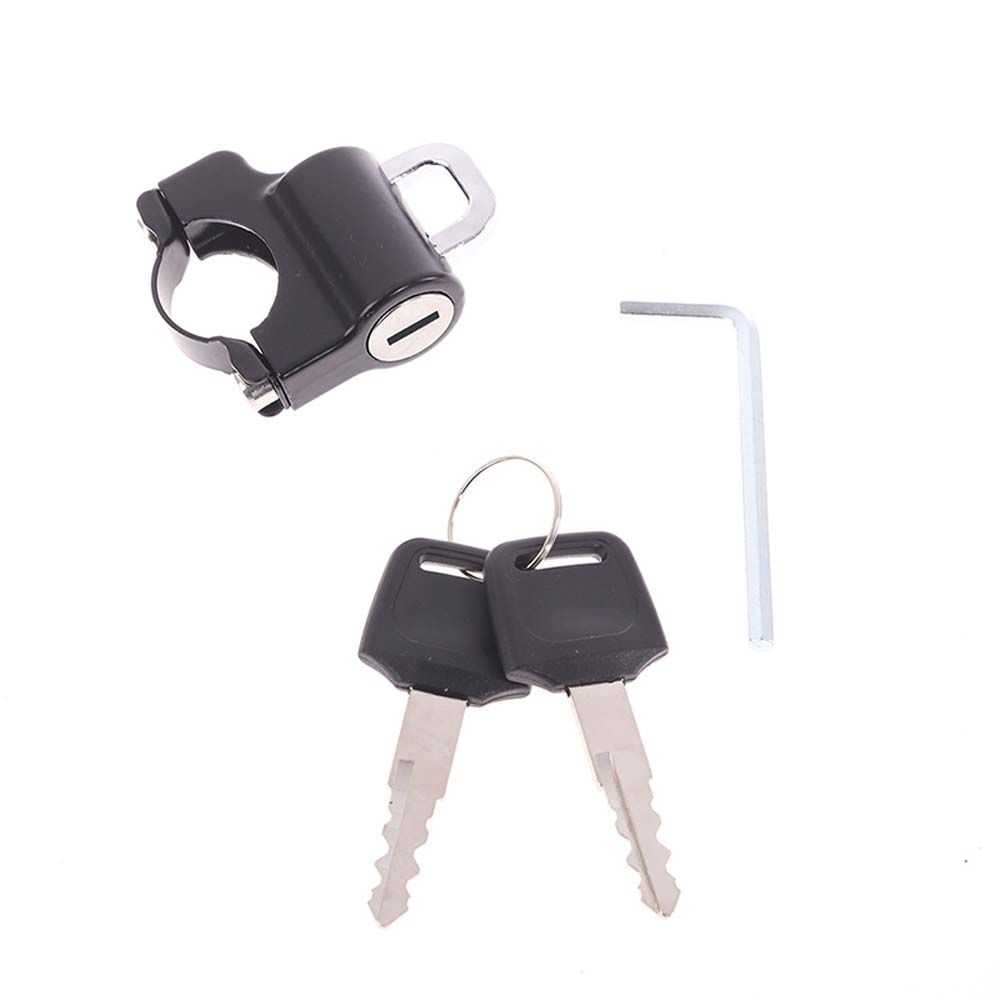 Security Dirt Bike Motorbike Helmet Lock Handlebar Lock Helmet Hook Motorcycle