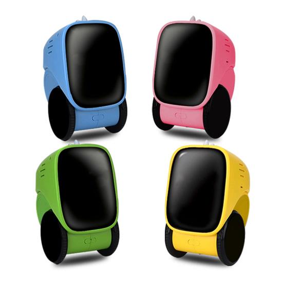 Kids Remote Control Robot Toy with LED Eyes Horns Auto-Demonstration Programmable Touch Sensing Educational