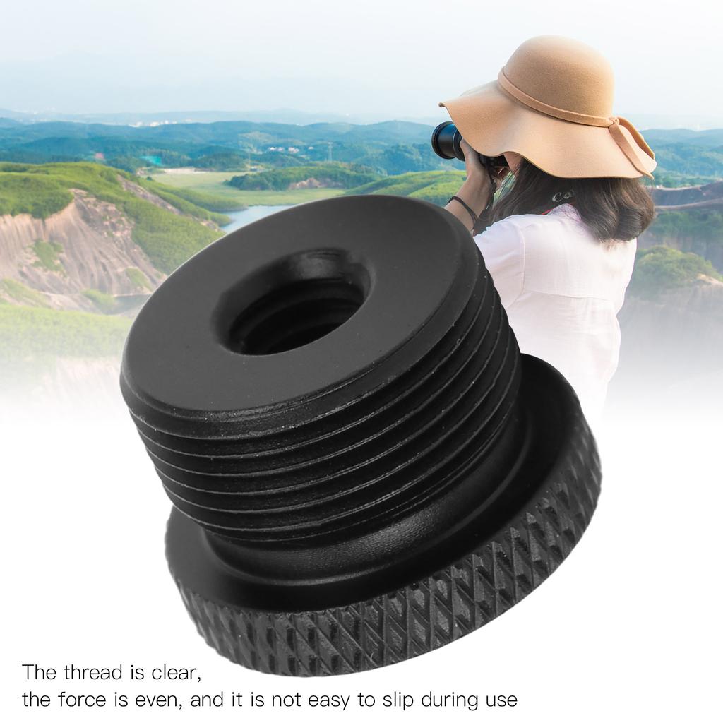 Mic Stand Adapter 1Celsius4 Inch Female to 5Celsius8 Inch Male Screw Thread Adapter for Camera Monitor Microphone Stand