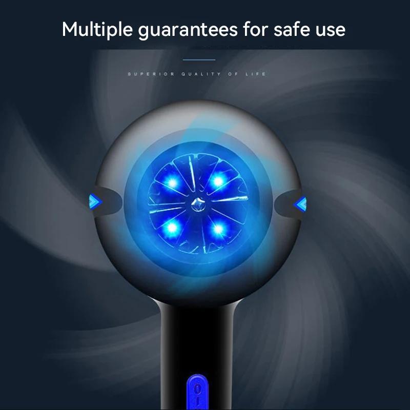 2200W Hair Dryer Professional Gear Strong Power Blow Hair Dryer For Hairdressing Barber Salon Tool Hair Dryer New 2025 Comb Set