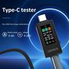 10 в 1 USB-тестер постоянного тока Type-C, измеритель тока и напряжения 4-30 В, таймер, амперметр, цифровой монитор, индикатор отключения питания, зарядное устройство для повербанка