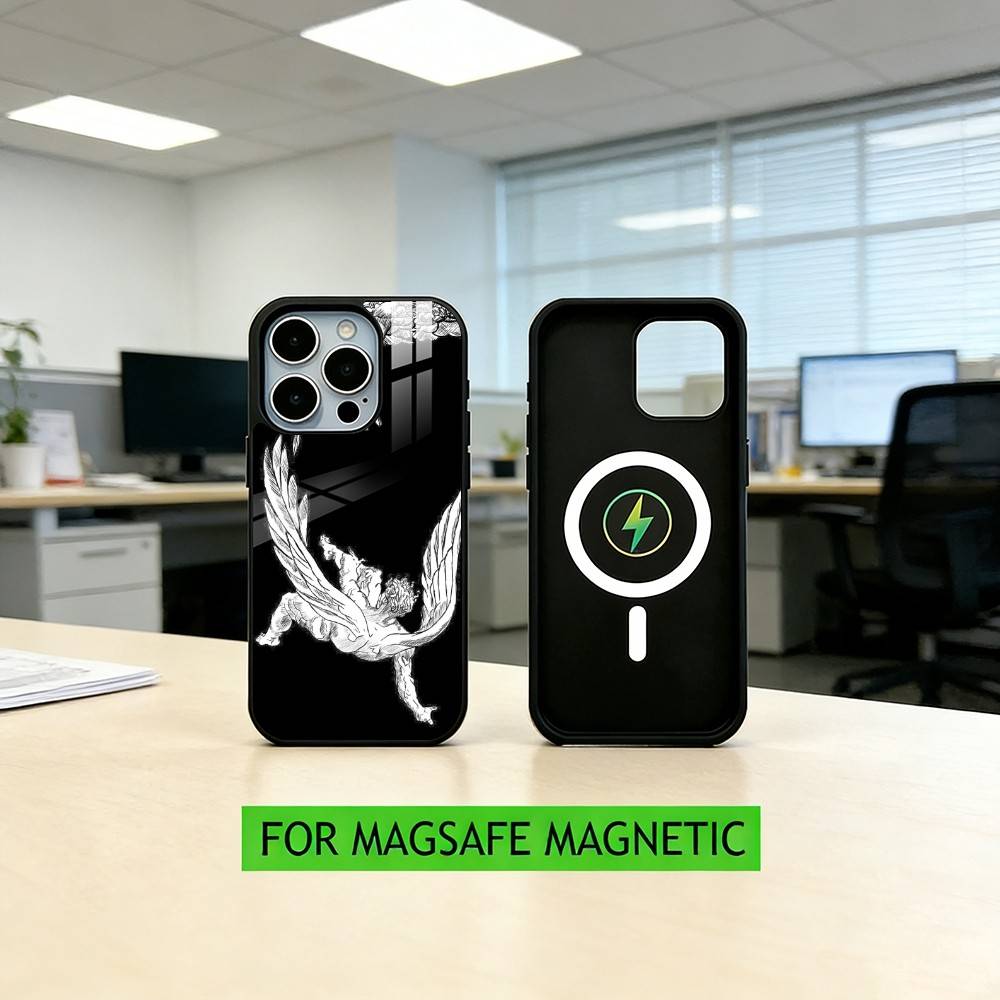 I- Icarus Phone Case For iPhone17,16,15,14,13,12,11 Plus,Pro Magnetic For Magsafe Wireless Charging