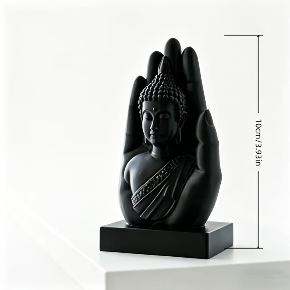 3D Printing Palm Buddha Statue Handheld Buddha Sculptures Buddha-in-Palm Statue Living Room