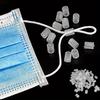 200 шт./комплект Фиксаторы-стопоры для шнурков Маски Затяжки Эластичный Эластичный Шнур Регуляторы Пряжки Ушной Шнур Эластичная Лента Бусины