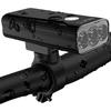 6400mAh 1200 Lumen Type C Rechargeable Waterproof Road Bike Light with High Brightness and Large Aluminum Alloy LED Headlight for Cross 5 Simultaneous