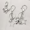 Bowknot/Heart/Star Pendant Pendant Keychain Stylish Keyring for Women Girls Bag Charm Elegant Purse Backpack Accessory