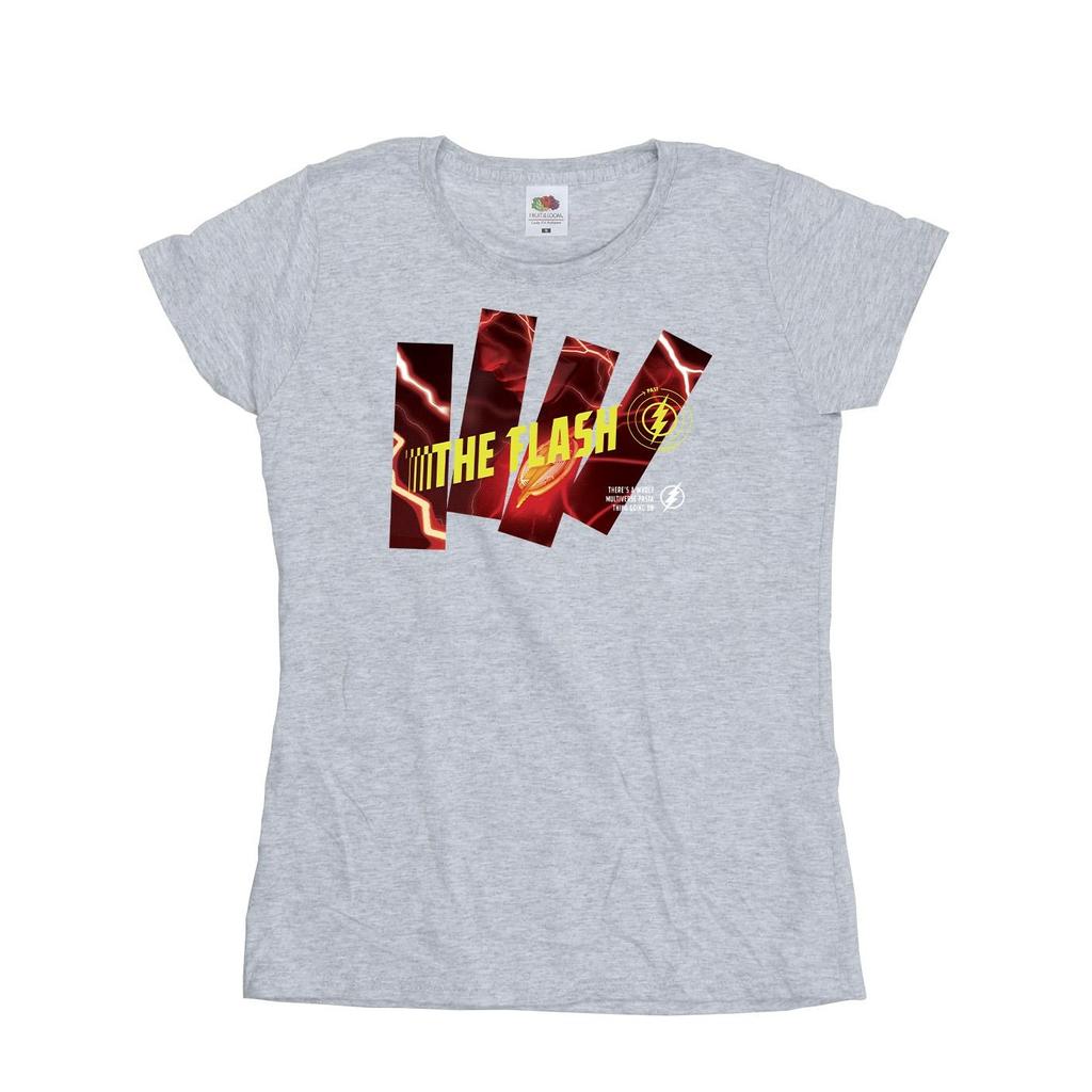 DC Comics Womens/Ladies The Flash Pillars Cotton T-Shirt