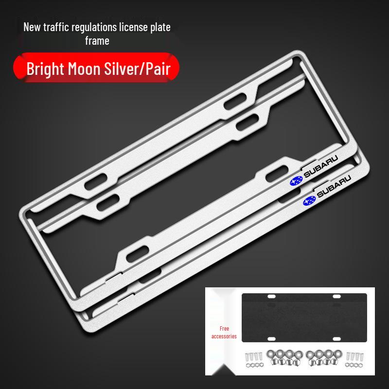 Совместимые рамки для номерных знаков для Subaru: STI, Forester, XV, Outback, BRZ, Legacy, WRX.