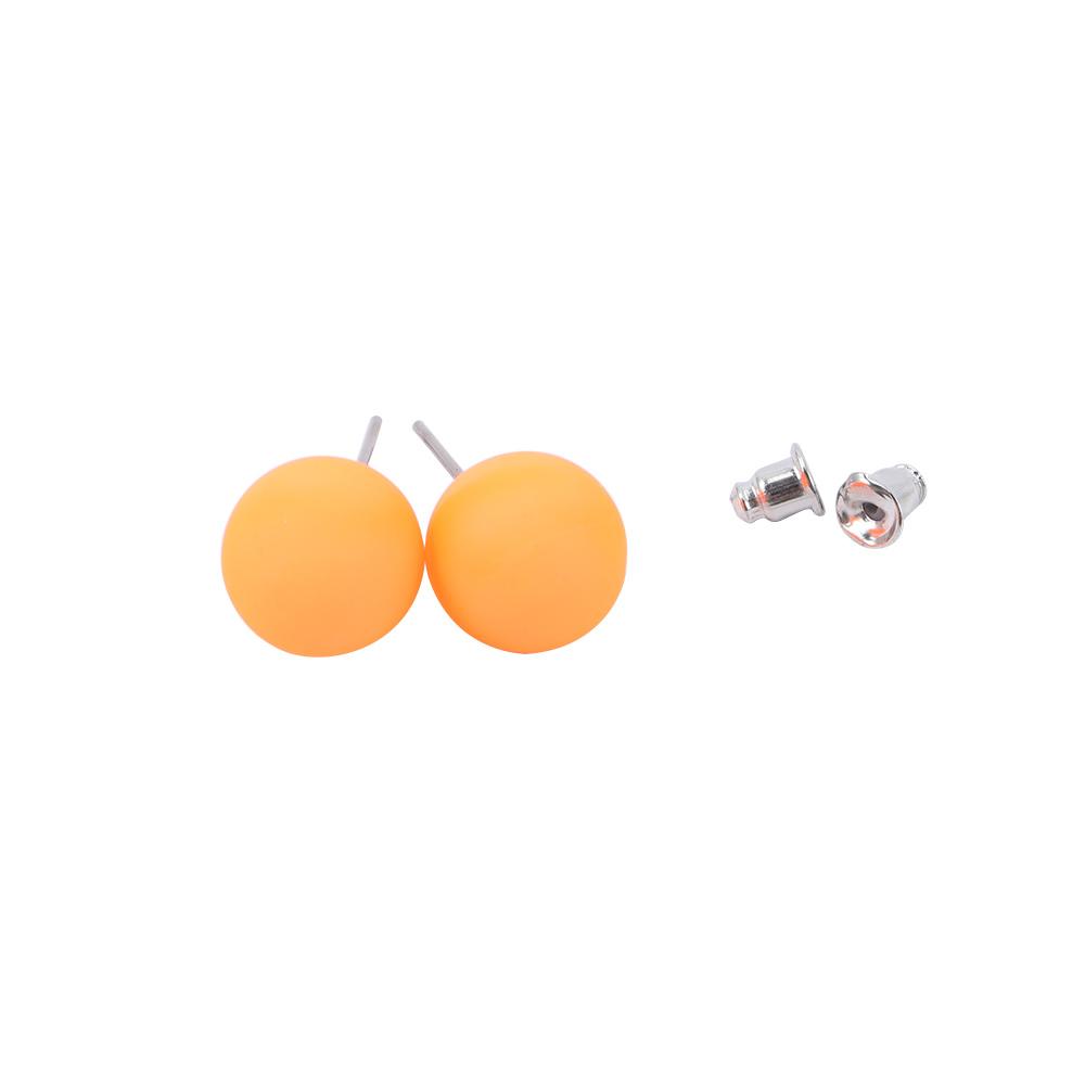 Round Ball Multicolor Acrylic Korean Stud Earrings Drop Earrings Jewelry Fashion Accessories