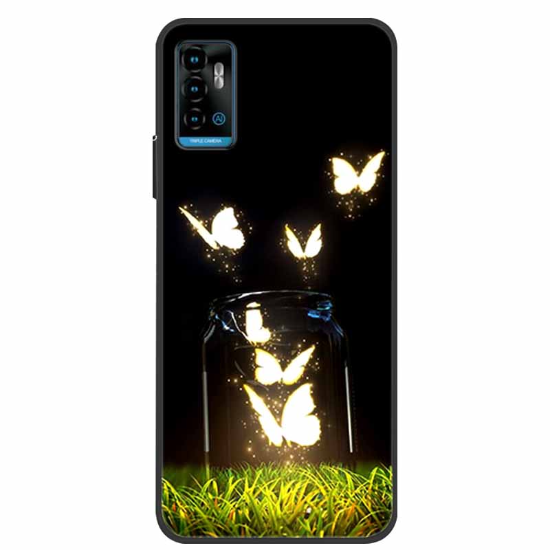 Чехол для ZTE Blade A71 Ударопрочный Мягкий силикон ТПУ Задняя крышка Для ZTE BladeA71 Чехлы для телефона Для ZTE Blade A 71 2021 Милый мультяшный