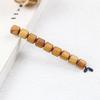 8MM Aged High-Oil Cliff Cypress Barrel Wood Beads for DIY Bracelets, Mala, Spacer Beads - Perfect Qixi or National Day Gift